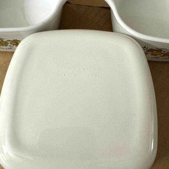Vintage Petite Pan, Spice of life, Le Persil, Corning Ware 700ML (3 Casseroles) - Picture 4 of 6